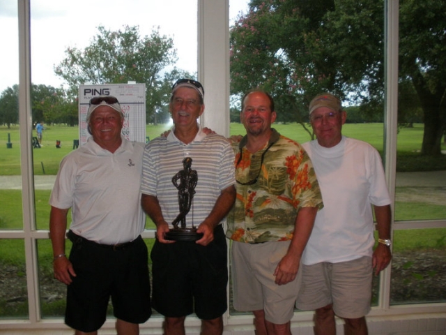 The Winners!  Jack Harless, Rudy Sparks, Darrell Guidroz and Richard Watts